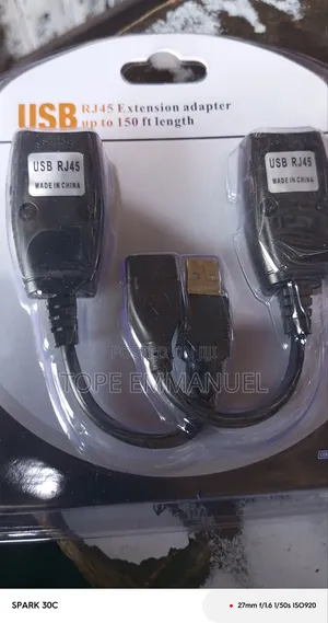 Usb Rj45 Extension Adapter Up to 150 Ft Length