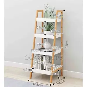4 Layer Ladder Storage Rack