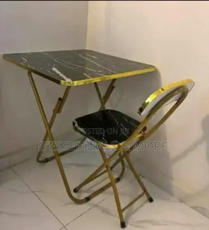 Foldable Nordic Table With Chair
