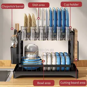 Dish Tray With Plastic Tray