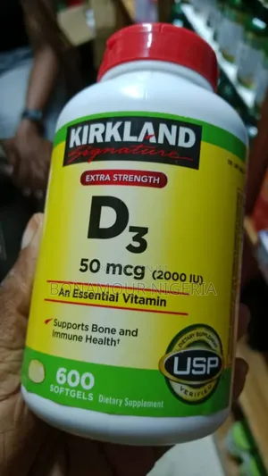 Vitamin D3 50mcg X 600 Softgels
