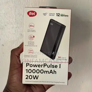 Itel Powerpulse 1 10000mah 20w Fast Charging Power Bank Type C in/Out