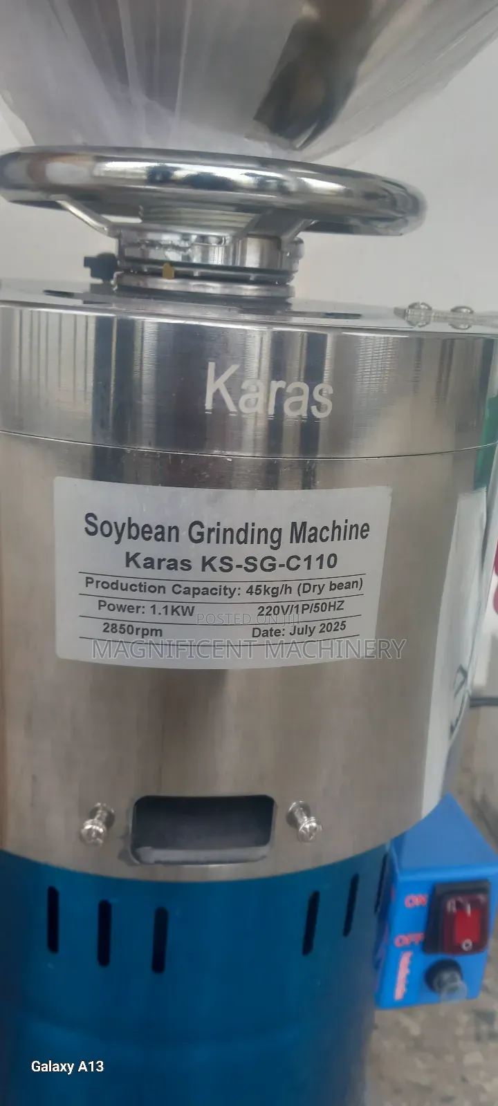 Soybeans Grinding and Extractor Machine