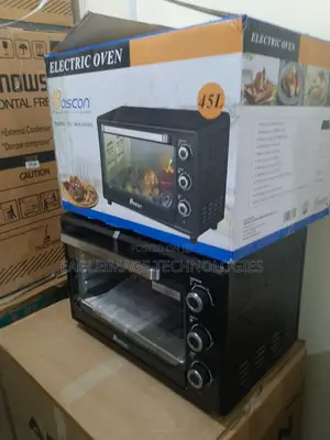 Boscon 45l Electric Oven With Convection Fan for Even Heating