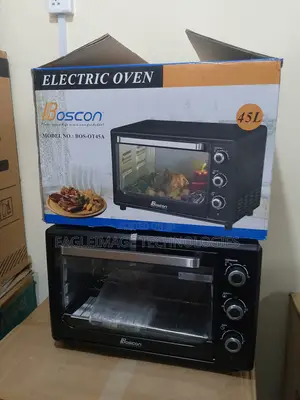 Premium Boscon 45l Oven With 60-Minute Timer and Auto Shut-Off