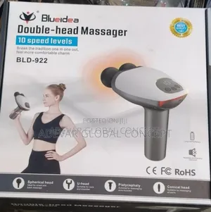 Blueidea Rechargeable Double Headed Massage Gun - U Head