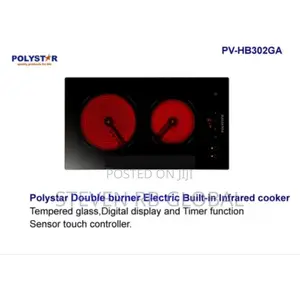 Polystar Double Burner Infrared Cooker (Pv-Hb302ga)