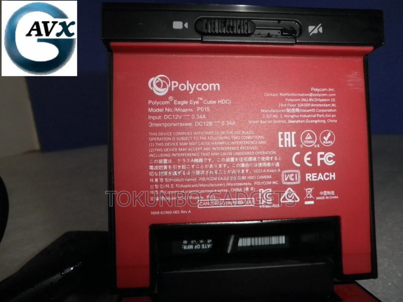 Polycom Eagleeye Cube Hdci Auto Group Framing 5x Camera