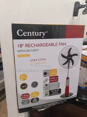 Century 18 Inches Rechargeable Standing Fan - Value for Money