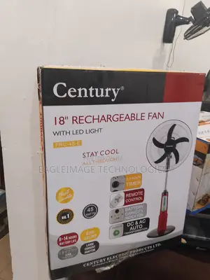 Century 18" Battery-Operated Fan - Perfect for Offices Bedrooms