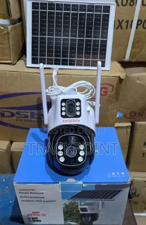 Solar-Powered CCTV Camera With Two-Eye High Security Detections