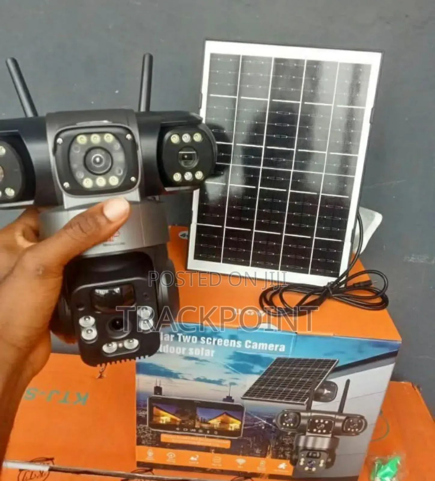 Three Lens Wireless CCTV Camera