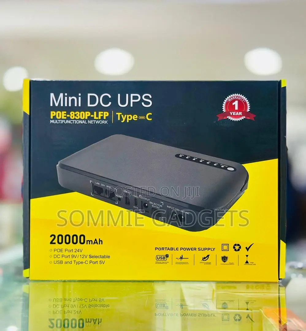 Mini Dc Ups Type C 2000mah