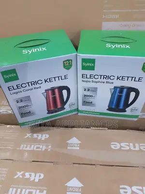Synix Cordless Kettle – Sleek and Portable