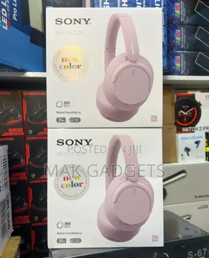 Sonymax Wh-Ch720n Noise Cancelling Wireless Headphones - Pink
