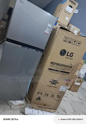Lg 260l Two Door Fridge, Metallic Design