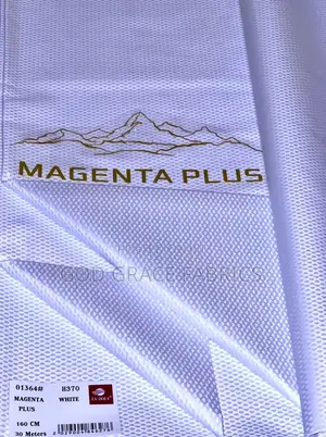 100% Cotton Swiss Cotton White Guinea Brocade