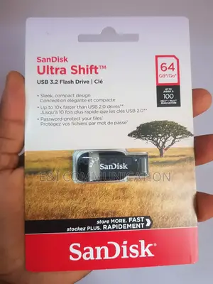 Sandisk 3.1 64gb Flash Drive, High Speed.