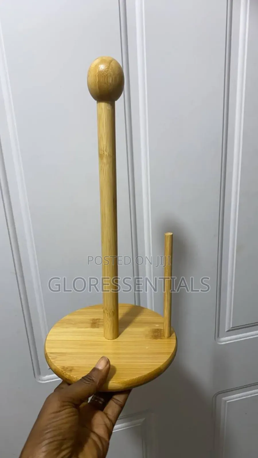 Wooden Tissue Stand Holder