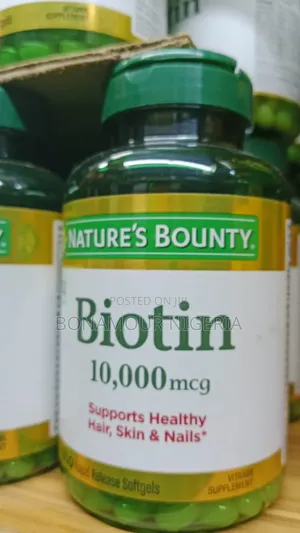Nature's Bounty Biotin 10000mcg X 250 Softgels