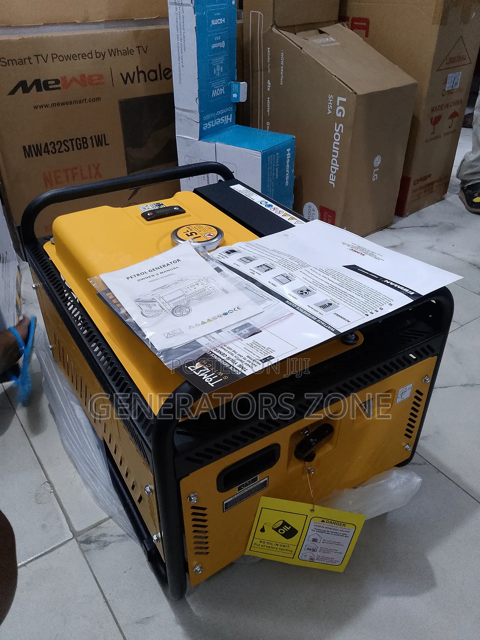 Ac6000e2 Sumec Firman Engine Generator, Single Phase Output
