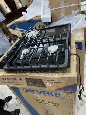 Polystar Built in Table Top 3 Burner + 1 Electric Gas Hob Pv-Gt60g3h