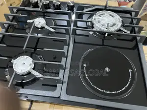 Polystar Built in Gas Hob Pv-Gt60g3h – 3+1 Burner System