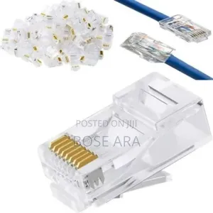 Cat6 Rj45 Head, Cat6 Connector Ethernet Cable Connector 100pieces