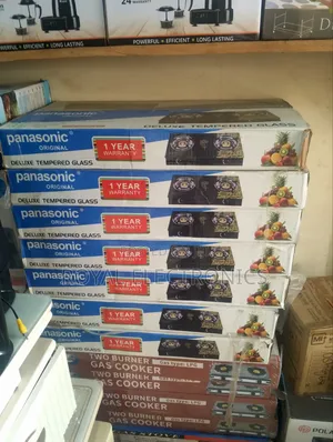 Brand New Panasonic Deluxe Glass Table Gas Double Face