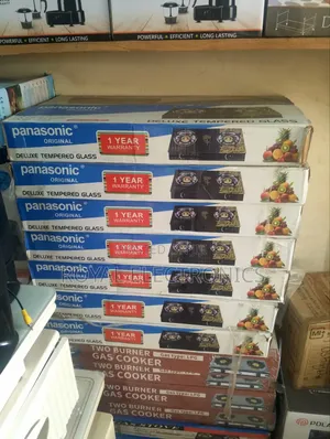 Brand New Panasonic Deluxe Glass Table Gas