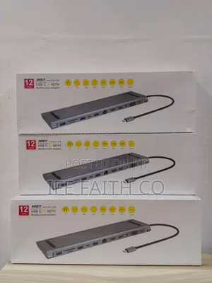 Usb Type C to HDTV Docking Station 12 in 1