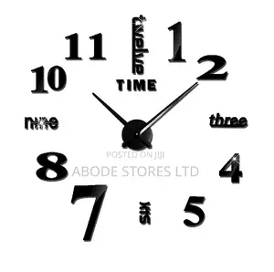 100cm Number/Letter Diy Decorative Wall Clock