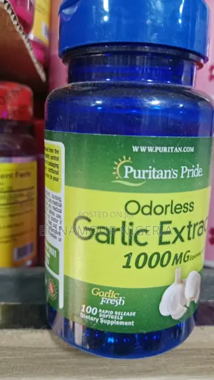 Odourless Garlic Extract 1000mg X 100 Softgels
