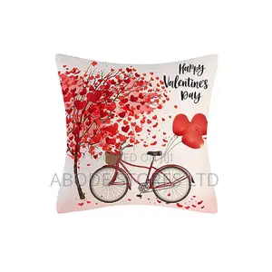 Happy Valentine's Day Theme Throw Pillow