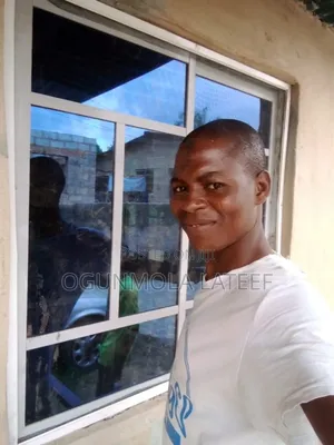 White Sliding Window With Net