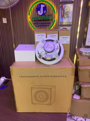 7inches /10incbes Active Subwoofer And Bosch Ceiling Speakers
