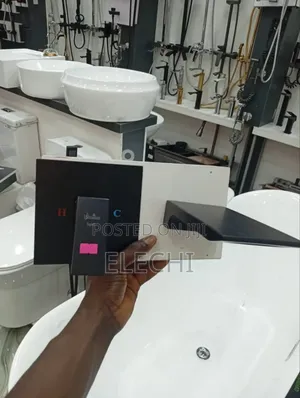 Big Black Condict Basin Mixer Tap