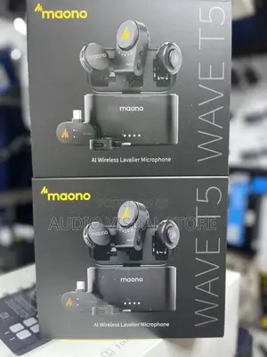 Maono Wireless Lavalier Microphone for iPhone/Android/Camera/Pc,