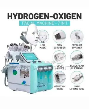 7-in-1 Hydra Facial Machine – Deep Cleansing Skin Rejuvenation