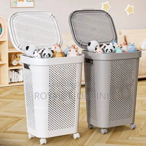 Laundry Basket With Wheels and Handle Lagos.Storage Basket With Wheels