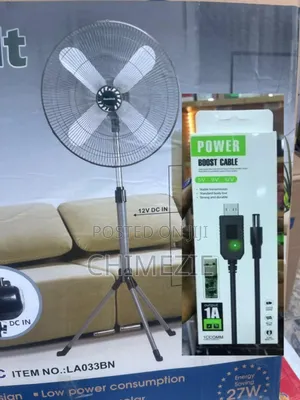 18inches Dc Inverter Fan With 12v Powerbank to Fan Cable
