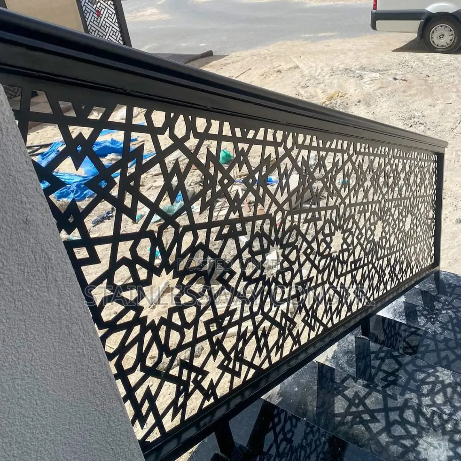Lasercut Elegance: Precision Railings