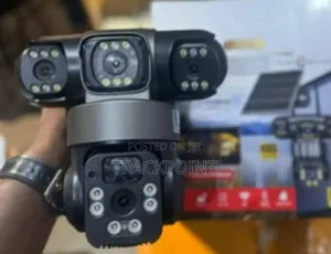 Complete Three Lens 10mp CCTV Solar Camera