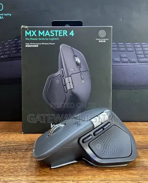Logitech Mx Master 4, Ergonomic Bluetooth Mouse