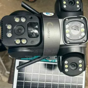 10mp Resolution Smart Advanced Olar-Powered Camera With Triple Lens