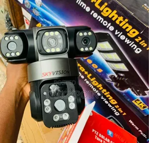 High Quality Sound Recording Camera Clean Three Lens and Solar Power