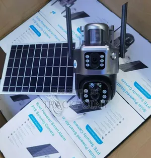 Brand New 8mp Two-Eyes CCTV Solar Camera With a Two-Way Audio