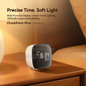 Oraimo Point Plus Multiuse Rechargeable Digital Clock With Touch Light