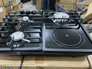 Polystar Pv-Gt60g3h Gas Hob – 3 Gas 1 Electric Cooking Power