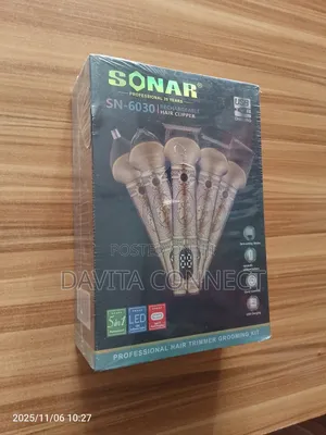 Sonar 5-in-1 Rechargeable Trimmer Shaving Set
Sn-6030
